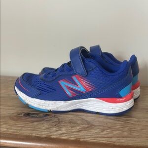 New Balance Kids' Blue and Red Sneakers